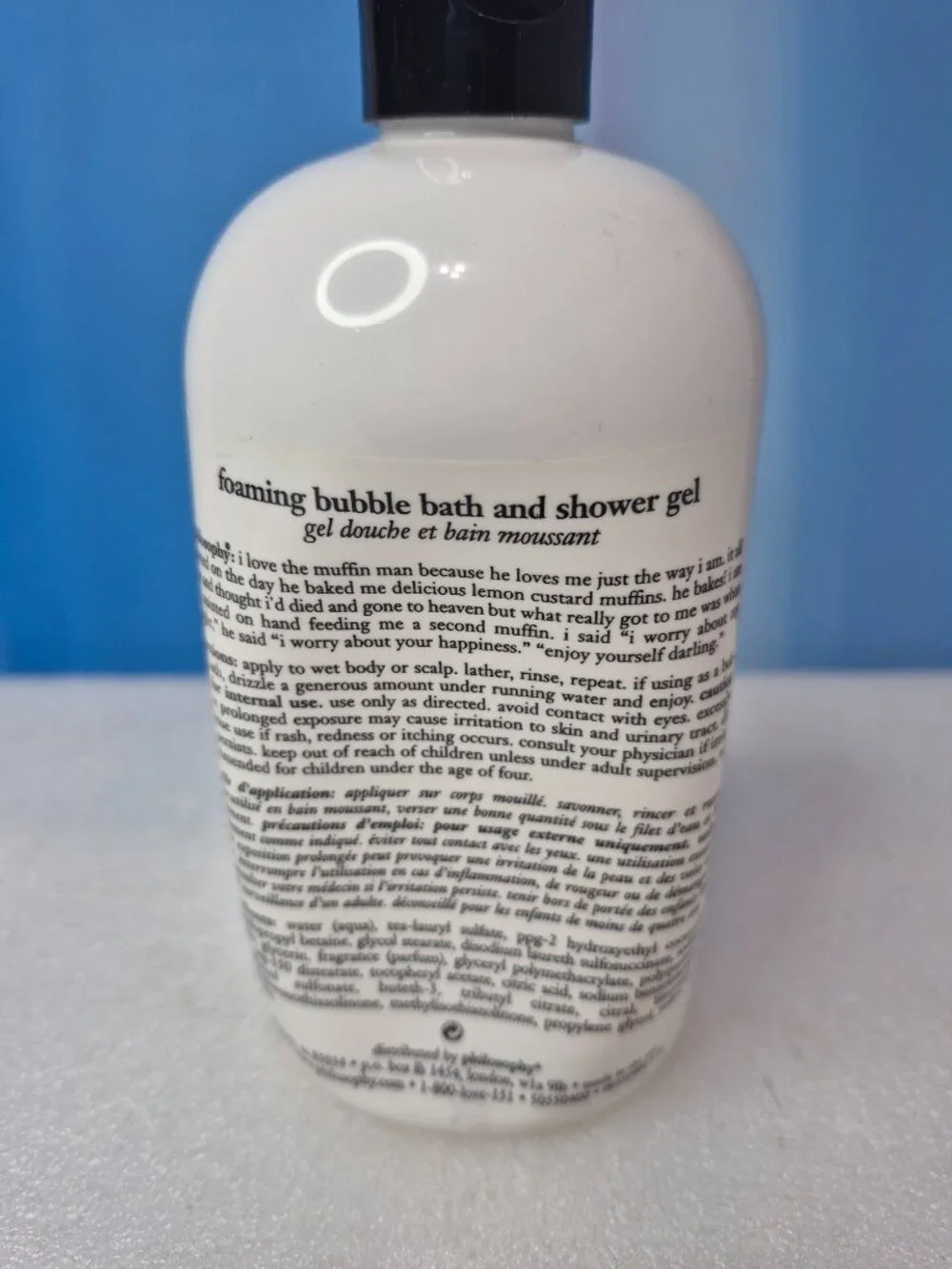 Philosophy Muffin Man Foaming bubble bath & Shower Gel 16 OZ SEALED